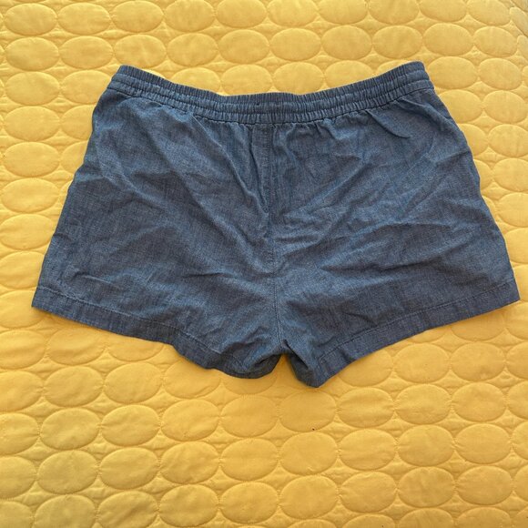 J. Crew Women's Chambray Seaside Drawstring Shorts, Size Large (Two Pairs) - Picture 8 of 11
